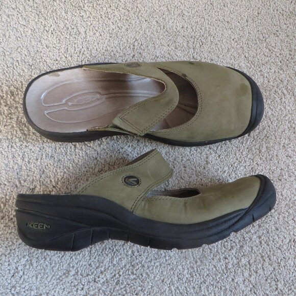 Keen Financia Women Shoes/Mules/Clogs/Sandals Size 7 Green - Picture 1 of 11